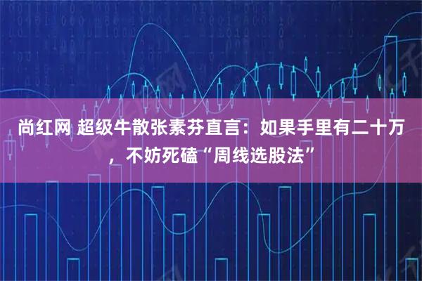 尚红网 超级牛散张素芬直言：如果手里有二十万，不妨死磕“周线选股法”