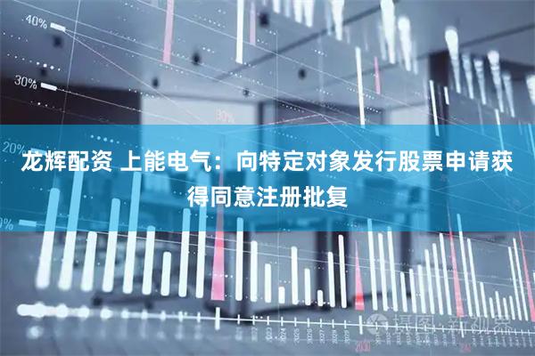 龙辉配资 上能电气：向特定对象发行股票申请获得同意注册批复
